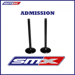 Lot de 2 soupapes admission pour 660 Raptor Rhino Grizzly : 30mm