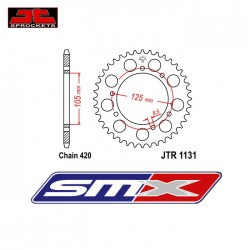 Couronne Acier 48 Dents JT Sprockets Chaîne 420