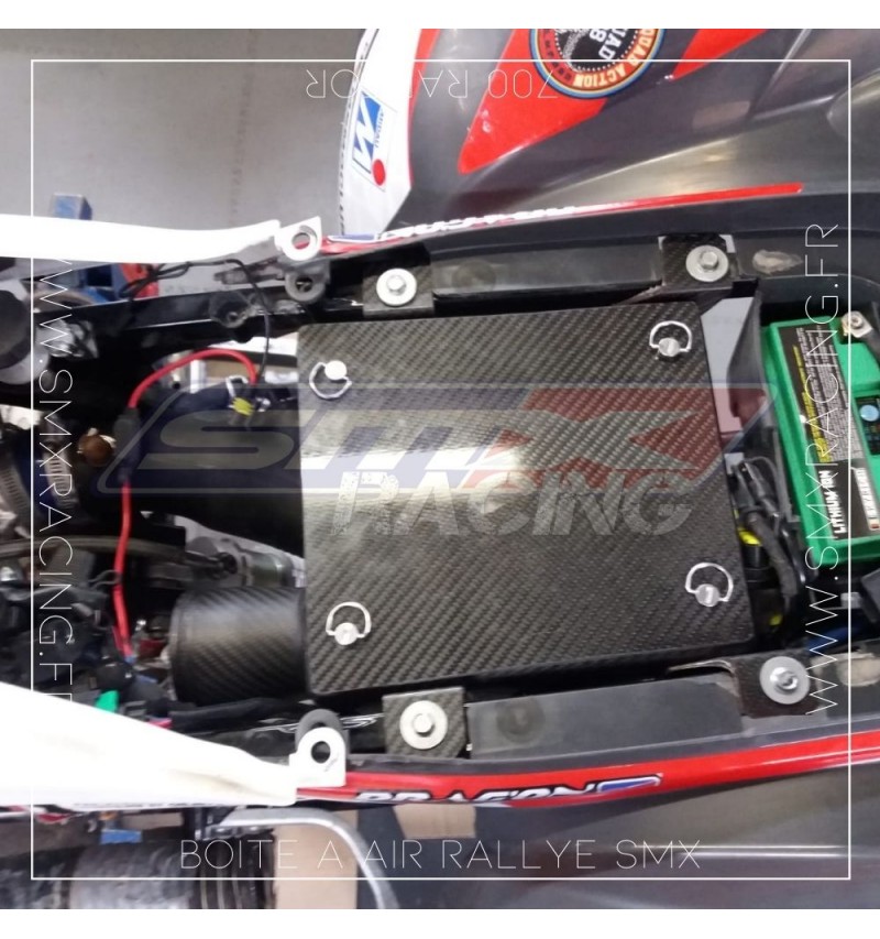 Boite à air Carbone/Kevlar "RALLYE" 700 Raptor SMX