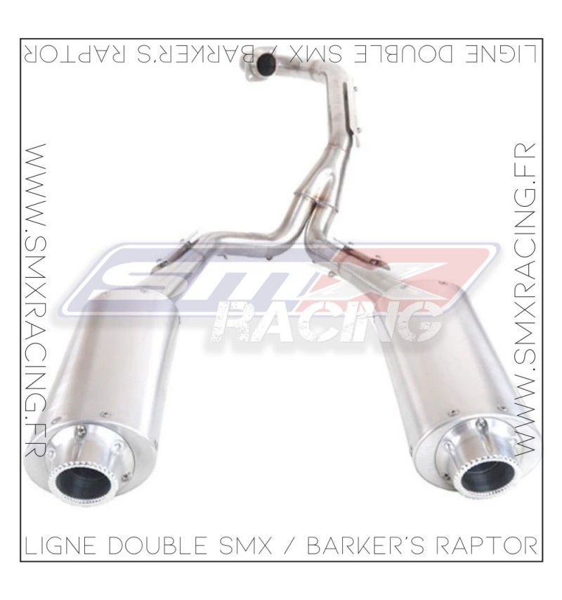 Echappement SMX / Barker's pour Yamaha 700 Raptor