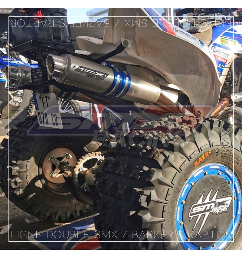 Echappement SMX / Barker's pour Yamaha 700 Raptor
