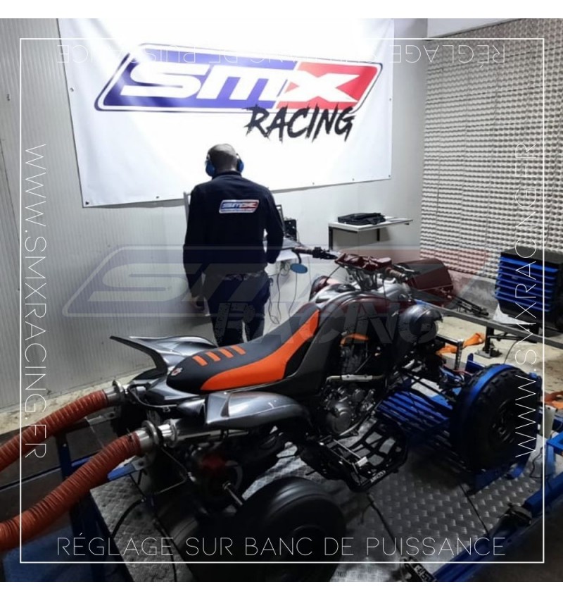Réglage Quad sur banc de puissance: Injection et carburation