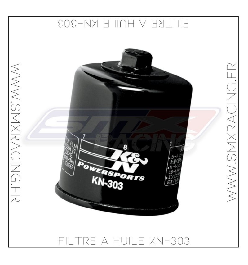 Filtre à Huile K&N 300-400 Prairie / 450-660 Rhino / 660 Grizzly / 400-450 Kodiak