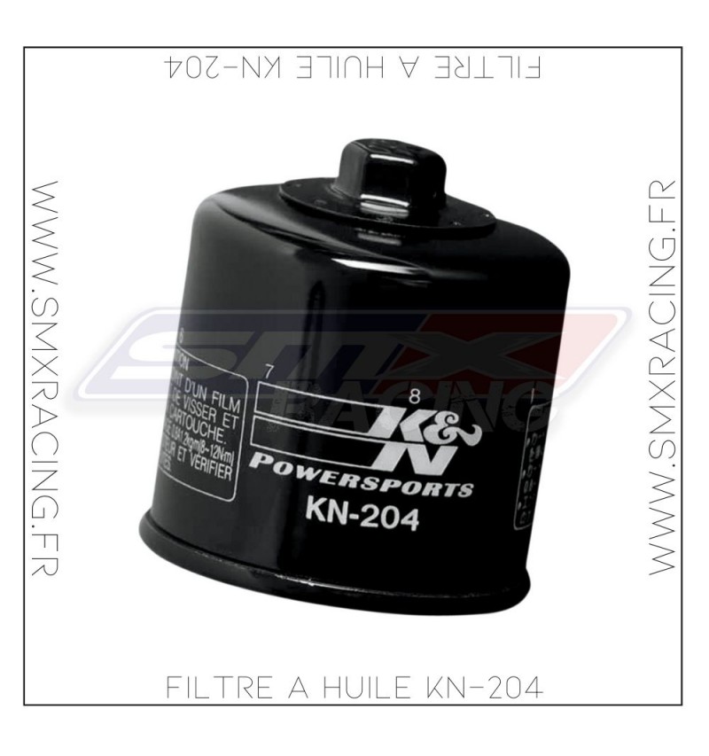 Filtre à Huile KN-204 YXZ1000R / 700 Viking Rhino Grizzly / 750 Brute Force