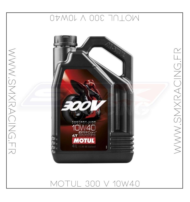 Huile MOTUL 300V 10W40 100% synth 4L