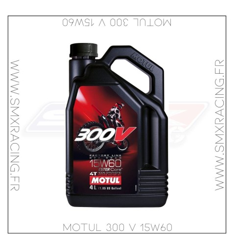 Huile MOTUL 300V 15W60 100%...