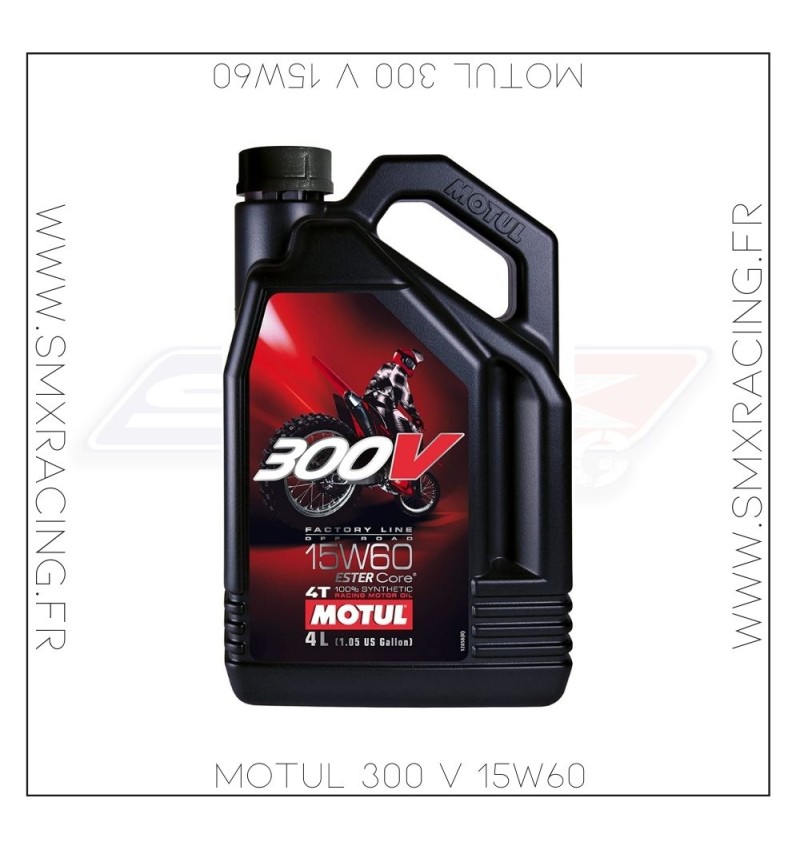 Huile MOTUL 300V 15W60 100% synth 4L