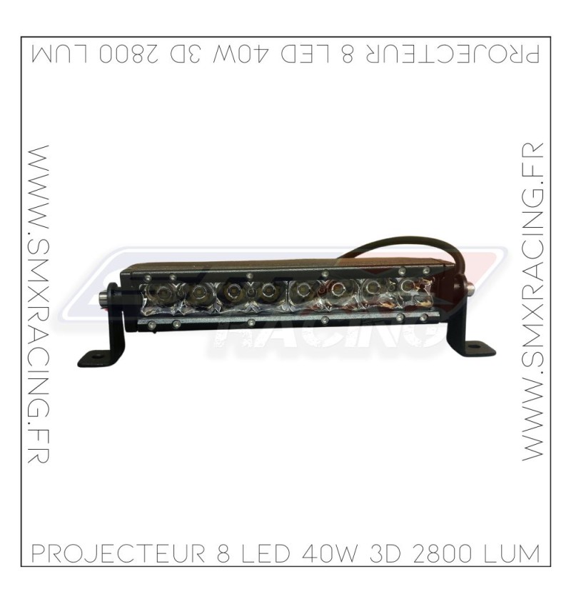 Projecteur Quad 8 LED 40W 3D 2800 Lum