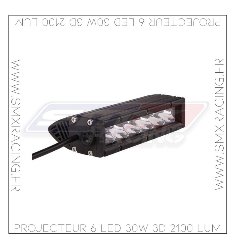 Projecteur Quad 6 LED 30W 3D 2100 Lum