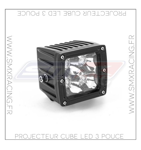 Projecteur cube LED 3 Pouce
