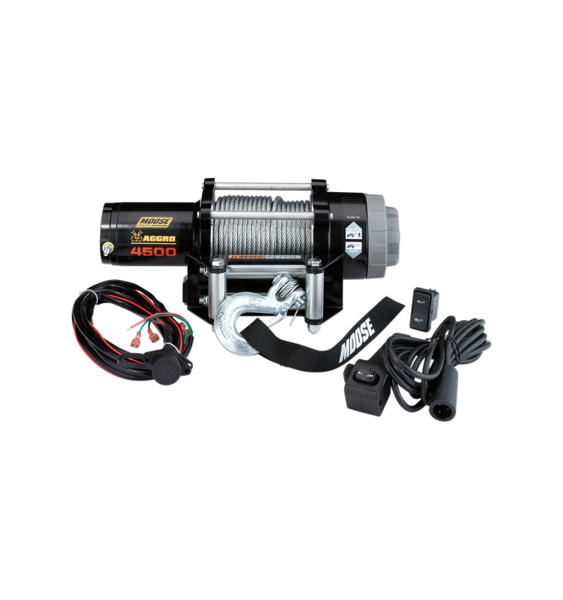 Treuil Moose / WARN 4500LB / 2041 kg pour Quad SSV