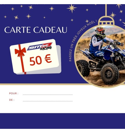 Carte Cadeau SMX Racing 50€...