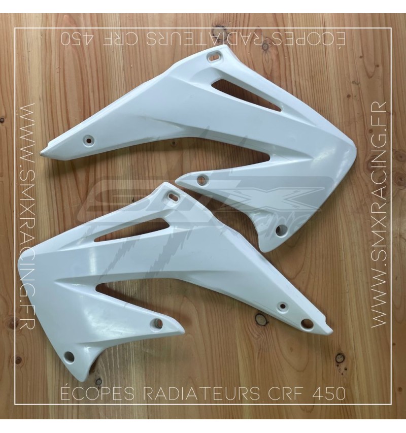 Ecopes de radiateur blanc CRF450R 02-04 occasion