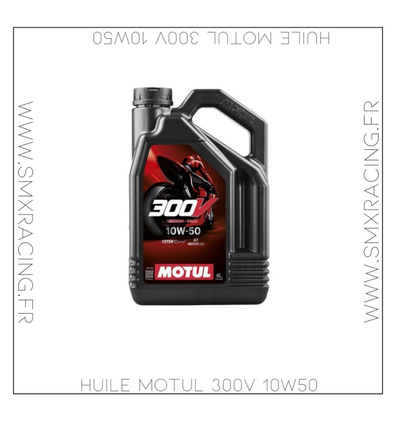 Huile MOTUL 300V 10W50 100% synth 4L