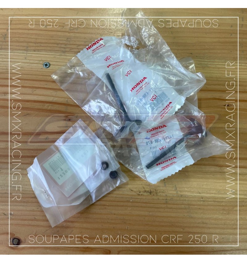 Souapes + joints de queues admission CRF250R 2004-2009