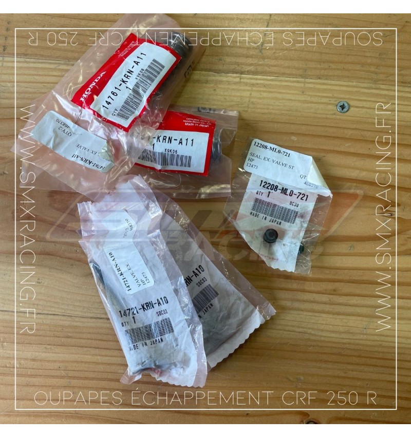 Souapes + ressorts échappement CRF250R 2008-2009